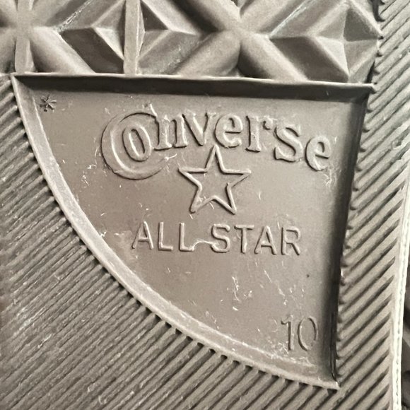 $320 Authentic COMME des GARCONS PLAY Converse Men's Green Hi Sneakers Sz.10 - Picture 12 of 12